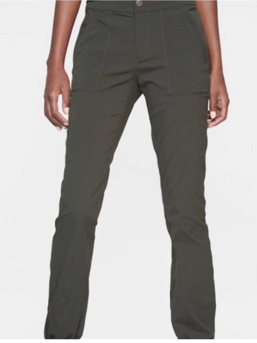 Athleta Trekkie Hike Pant green women's 8